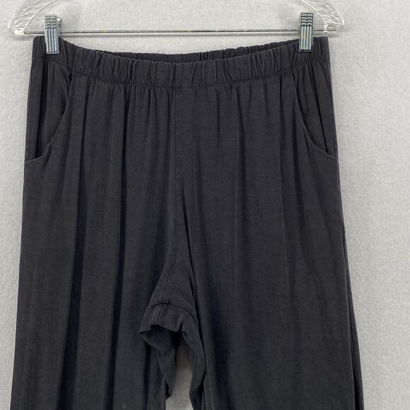 NATALIE BUSBY Pants M Tencel Viscose Get Going Joggers Slim Slouchy Gray USA - Picture 3 of 14